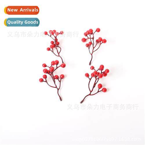 New Christmas accessories simulati red berries decorati simu