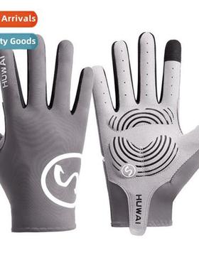 Cycling gloves full finger outdoor anti-slip shockpro male b