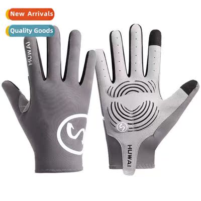 Cycling gloves full finger outdoor anti-slip shockpro male b