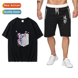 Giants dom Wings Japanese Cott Attack Printed Short anime