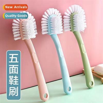 Multifunctial lg handle st bristle shoe brush household does