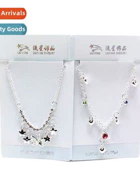New n alloy necklace wh diamds mixed  fine jewelry small com