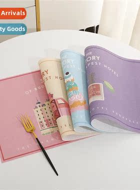 Western restaurant budapest digal printing teslin placemats