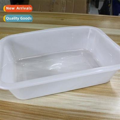 Plastic freezer square basin whe thickened plastic food basi
