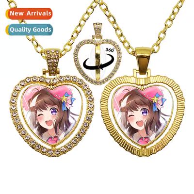 Anime Bangle Dream Glass Round 360 Degree Spinning Heart Pen