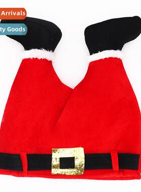 Inverted Senior Cizen Belt Christmas Hat Set No Faux Bra Fle