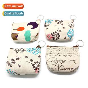 Retro Nostalgic Coin Bag Canvas Coin Bag Key Bag Coin Bag
