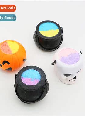 Halloween Gifts  Salt Soap Skull Soak Balls Small Pumpkin Fu