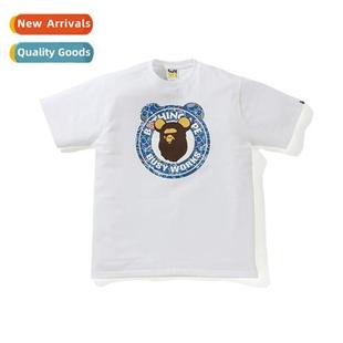 sleeved ape bred carto head men Japanese short tide