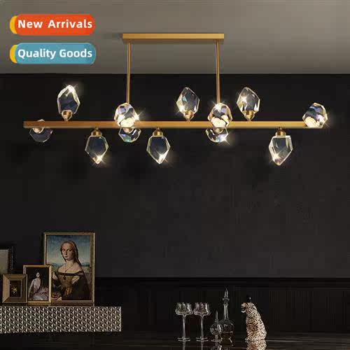 All copper light luxury living room chelier simple modern cr