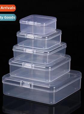 Transparent plastic small square box wh lid mini small box s