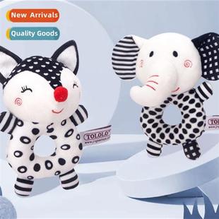 Newborn baby h rattles baby toys rattles baby black whe toy