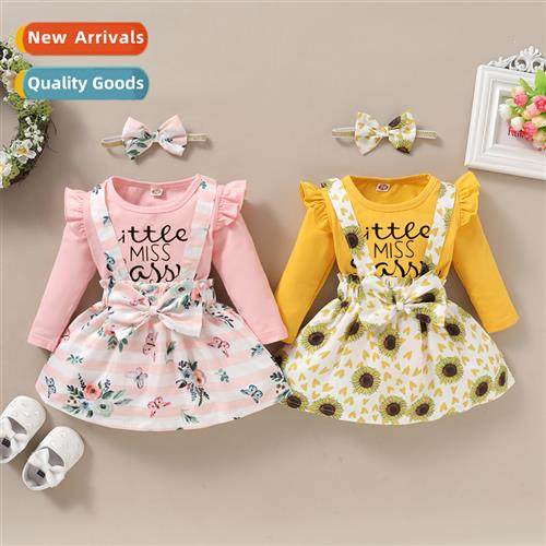 Girls fall  winter  2020 new n lg-sleeved letter print top +