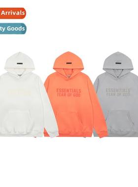 Tide Padded FOGESSENTIALS Letter Print Sweatshirt Mens  Wome