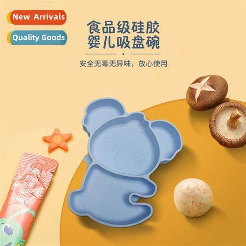 Infant learn to eat children koala sucti cup dinner plate co