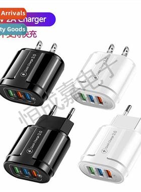 3USB Cell Phe Charger 5V 2A Charging Head Travel Charger Sma