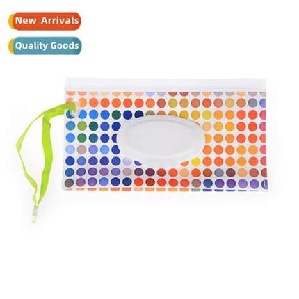 Carto cute baby wipes bags EVA bags portable flip extract se