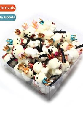 Dog mascot travel temple fair gifts puppy  clips bow tie dog
