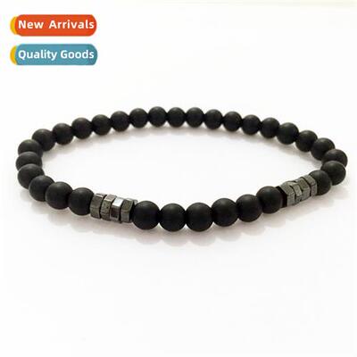 New Fashi Geometric Mens Bracelet Simple Classic Ste Beads C