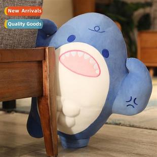 doll large plush muscle fish shark abs Spooky grabber