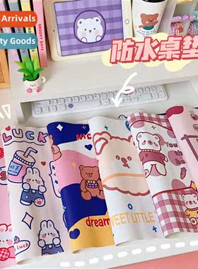 Carto st cute bear rabb table mat student dormory mouse pad