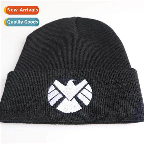 2019 new S.H.I.E.L.D. embroidered kn cap fall  winter ski ca