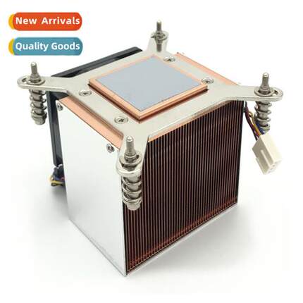 Server Computer CPU Cooler 115X All Copper Heatpipe 1U 2U Ac