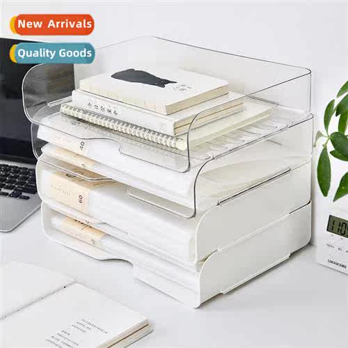 Transparent desktop file organizer shelf shelf fice desk boo