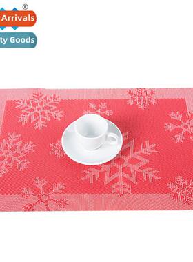 an Teslin placemats Christmas snowflake Western-style placem
