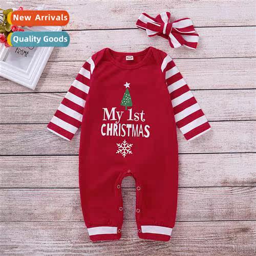 ins baby spring  fall  2020 new n baby girl Christmas letter