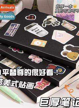 red book extra thick A5 blank notebook retro students practi