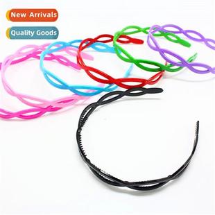 solid wave cute small headb color new shaped headdress
