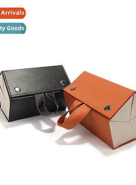 Car portable sunglasses case sunglasses case multi-layer fol