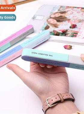 Creative Printing Nail File Sing Strips Six Side Polishing F