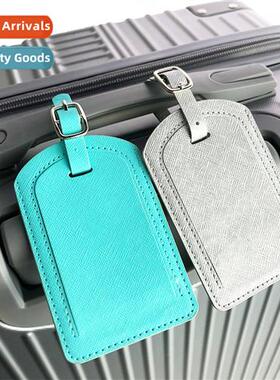 Multi-color crosshatch oiled edge double layer wh card pu le