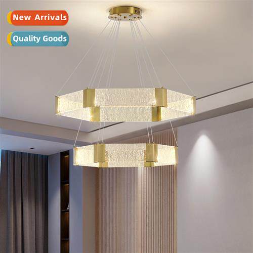 Simple living room ring chelier modern er showroom  house vi