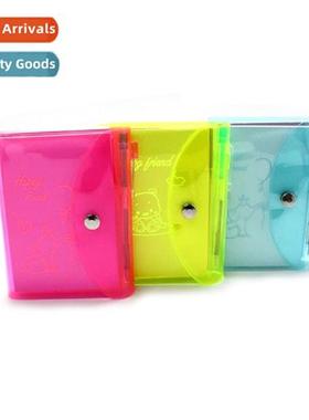 4715 Glued  Notebook Tri-fold Happy Friends Fluorescent Note