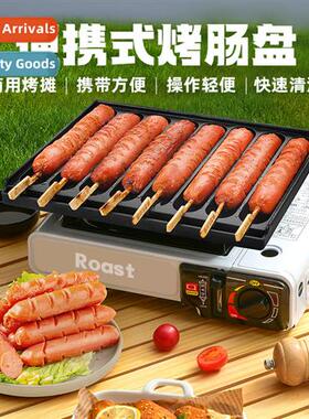 8-tube sausage grill gas grilled sausage hot dog commercial
