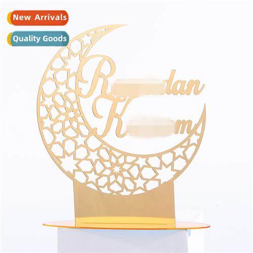 Three-dimensial crescent mo table acrylic desktop table home