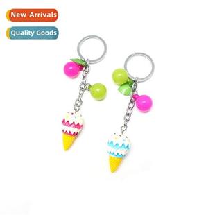 cream phe resin cell keychain Ice