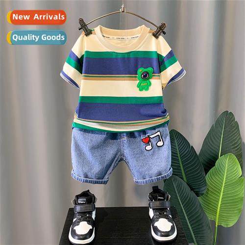 2023 summer new boys short-sleeved su baby boy 1-3 years old