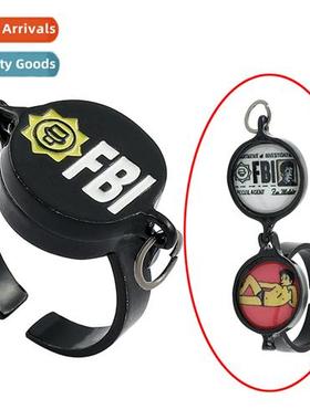 New FBI Simps work perm ring childrens fun openable carto ri