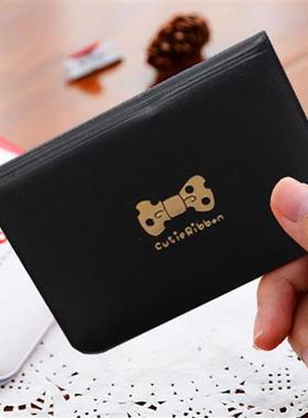 Bow tie card case dog bone 12-bit card holder fashion simple