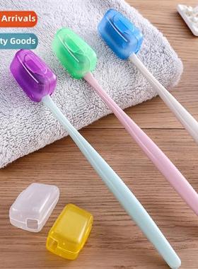 Gift Portable travel put toothbrush head set dental box crea