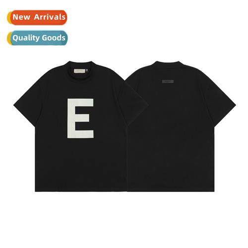 FOG SS22 Repeat Line ESSENTIALS Flocked Big E Round Neck Sho