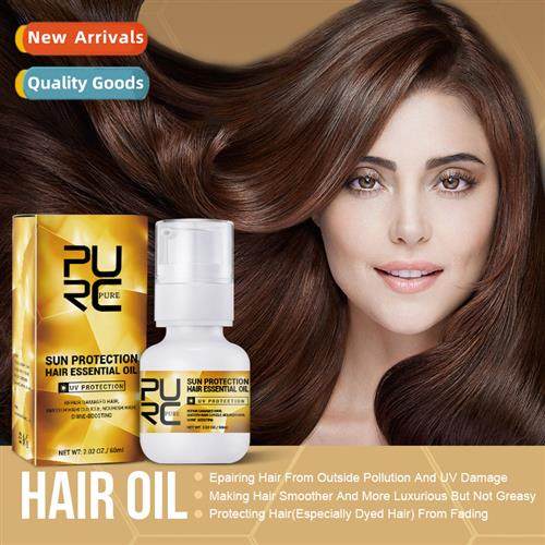 Hair Treatment Oil Improve Frizz  Dryness Serum After Sun Re