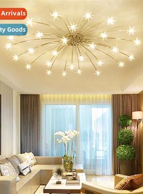 Living room LED ceiling lamp modern simple atmosphere cozy b