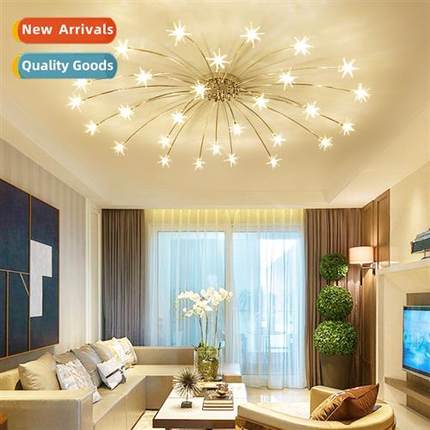Living room LED ceiling lamp modern simple atmosphere cozy b