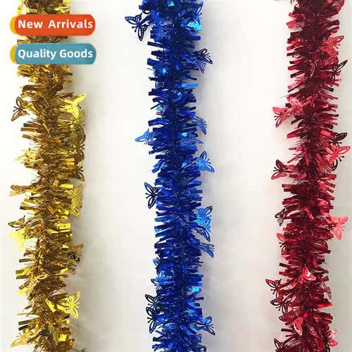 The new woolen stripes pull flowers ribb 2 meters 9cm wide l