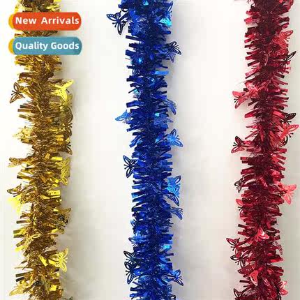 The new woolen stripes pull flowers ribb 2 meters 9cm wide l